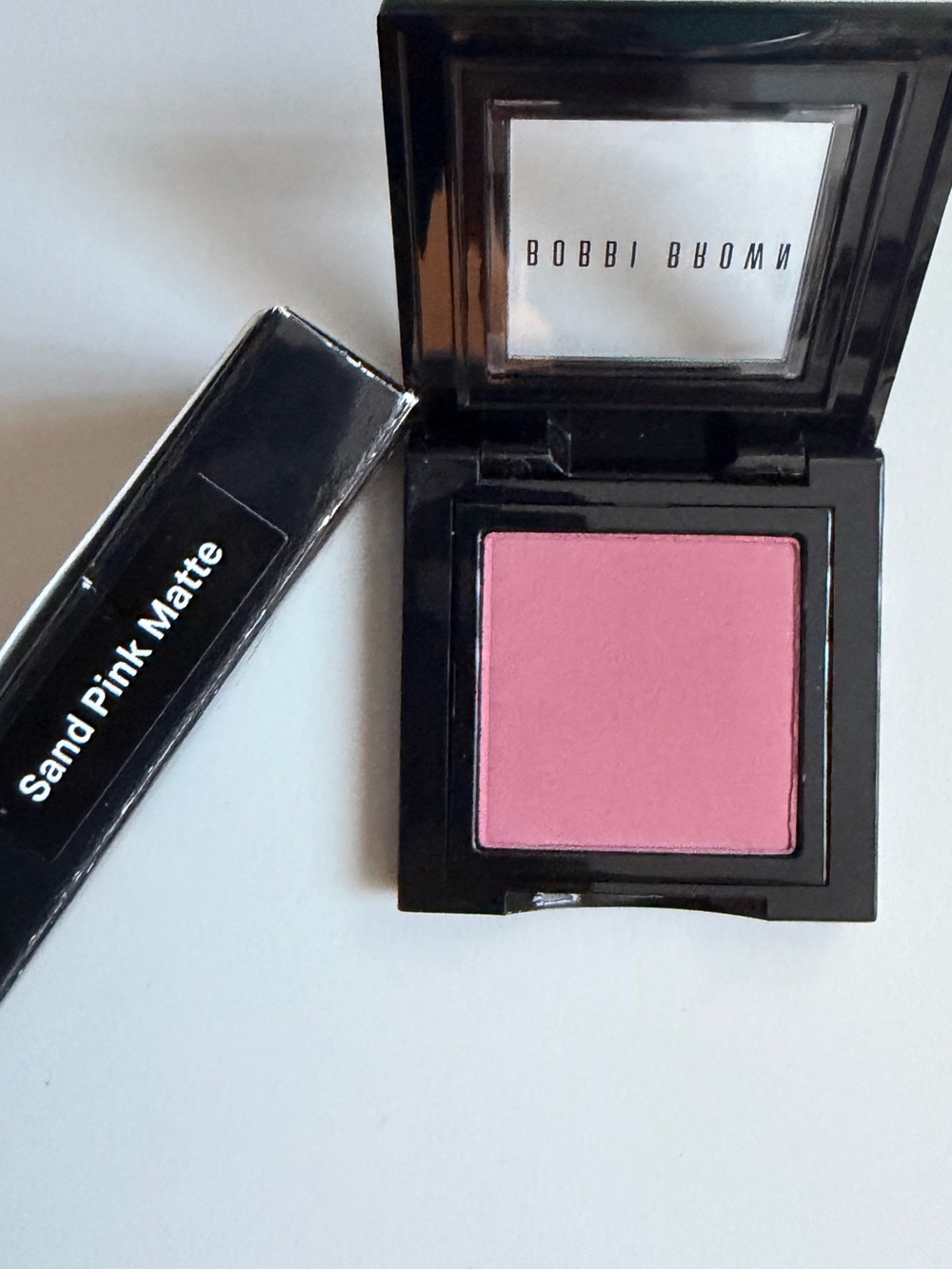 Bobbi Brown Sand Pink Matte Compact Powder Blush New
